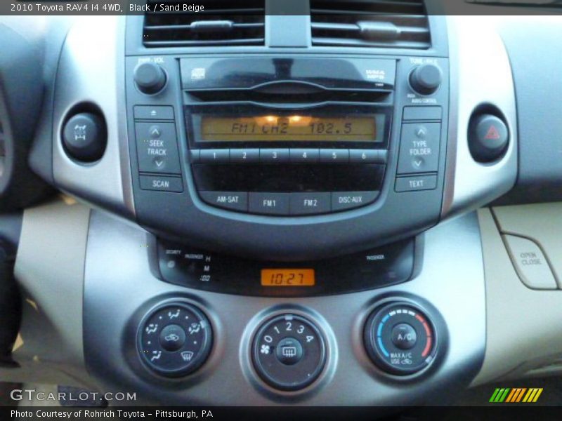 Black / Sand Beige 2010 Toyota RAV4 I4 4WD