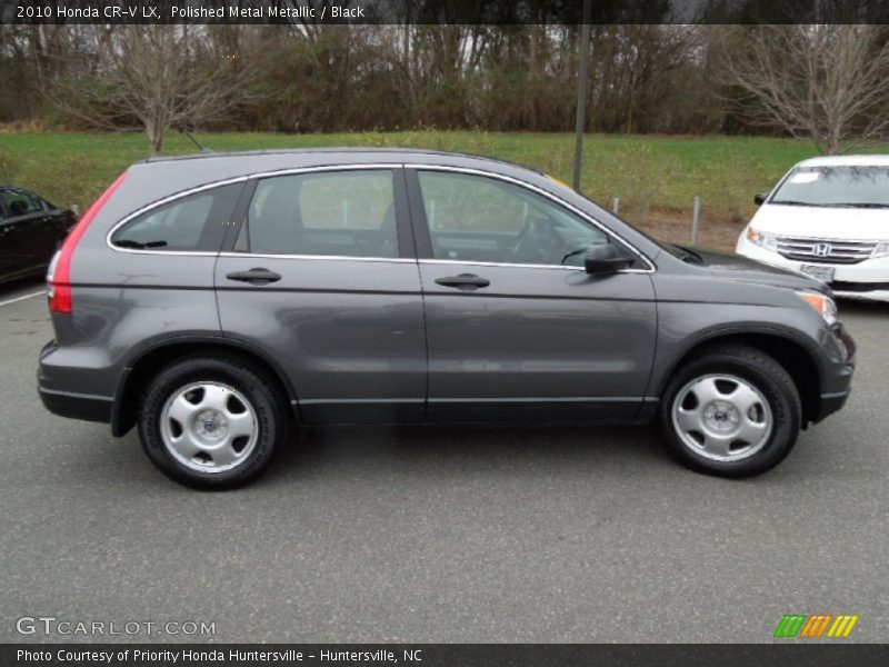 Polished Metal Metallic / Black 2010 Honda CR-V LX