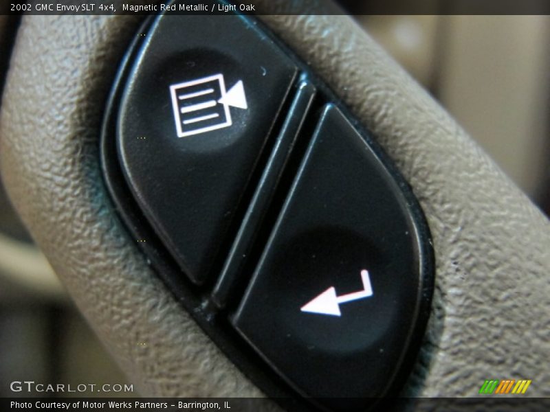 Magnetic Red Metallic / Light Oak 2002 GMC Envoy SLT 4x4