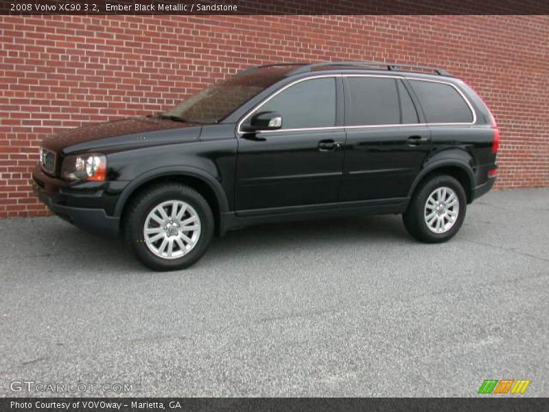 Ember Black Metallic / Sandstone 2008 Volvo XC90 3.2