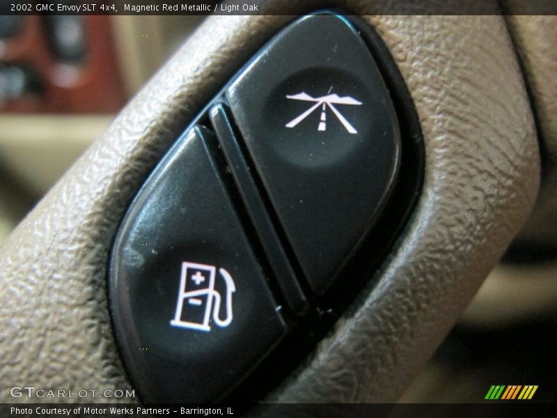 Magnetic Red Metallic / Light Oak 2002 GMC Envoy SLT 4x4