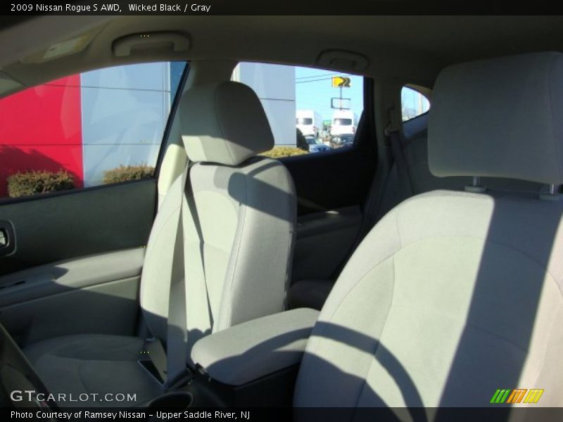 Wicked Black / Gray 2009 Nissan Rogue S AWD