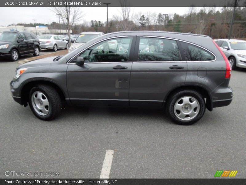 Polished Metal Metallic / Black 2010 Honda CR-V LX