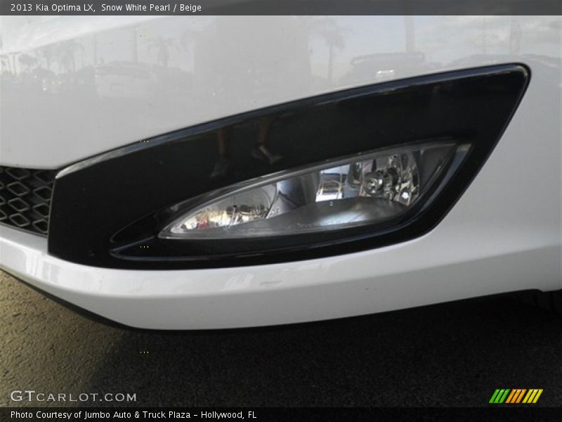 Snow White Pearl / Beige 2013 Kia Optima LX