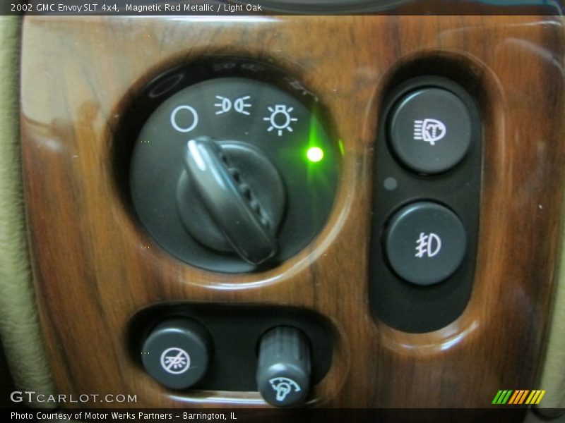 Magnetic Red Metallic / Light Oak 2002 GMC Envoy SLT 4x4