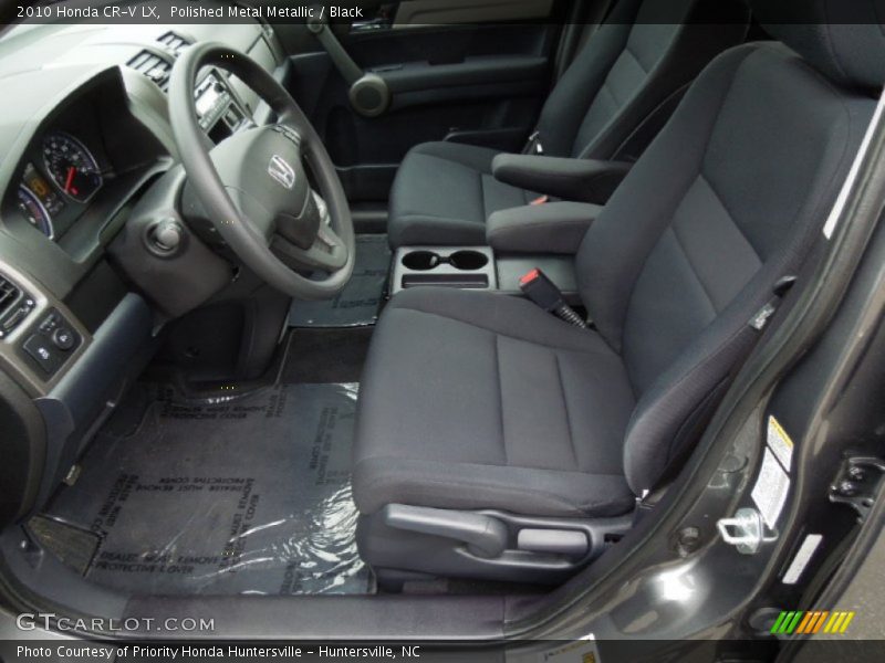 Polished Metal Metallic / Black 2010 Honda CR-V LX