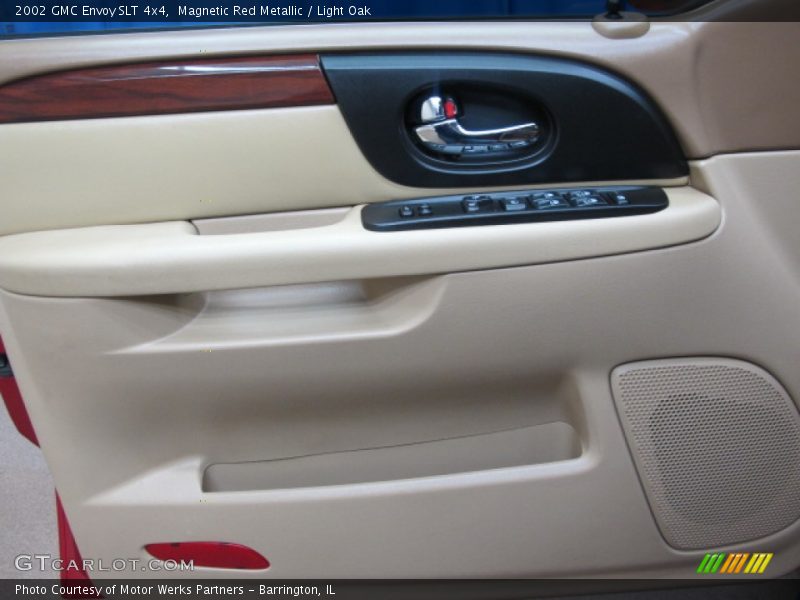 Magnetic Red Metallic / Light Oak 2002 GMC Envoy SLT 4x4