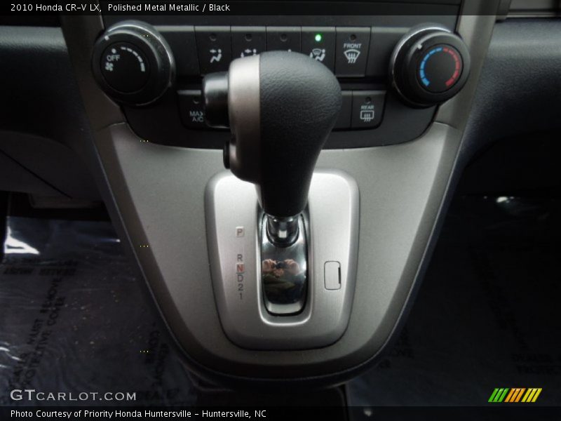 Polished Metal Metallic / Black 2010 Honda CR-V LX
