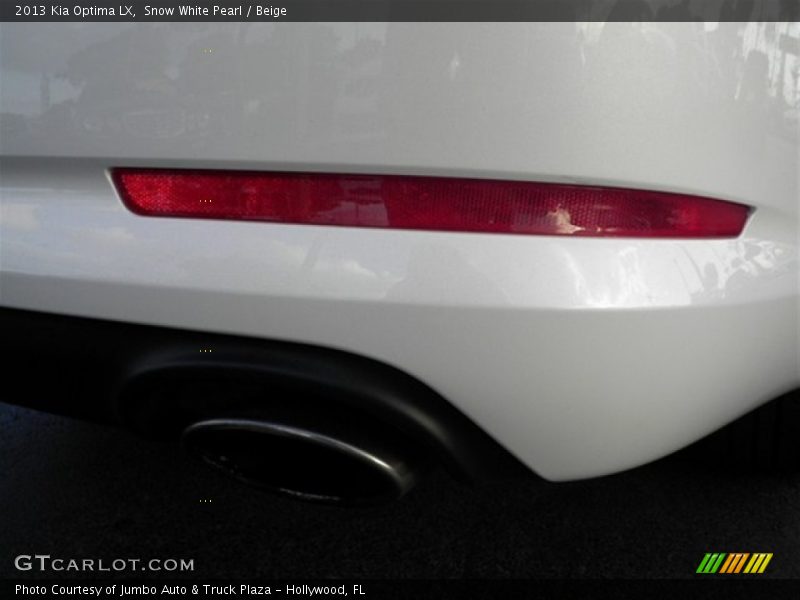 Snow White Pearl / Beige 2013 Kia Optima LX