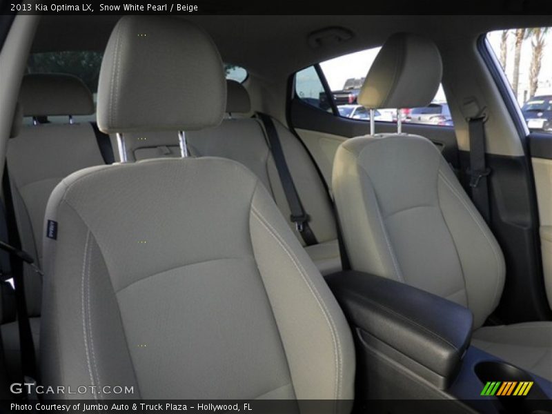 Snow White Pearl / Beige 2013 Kia Optima LX