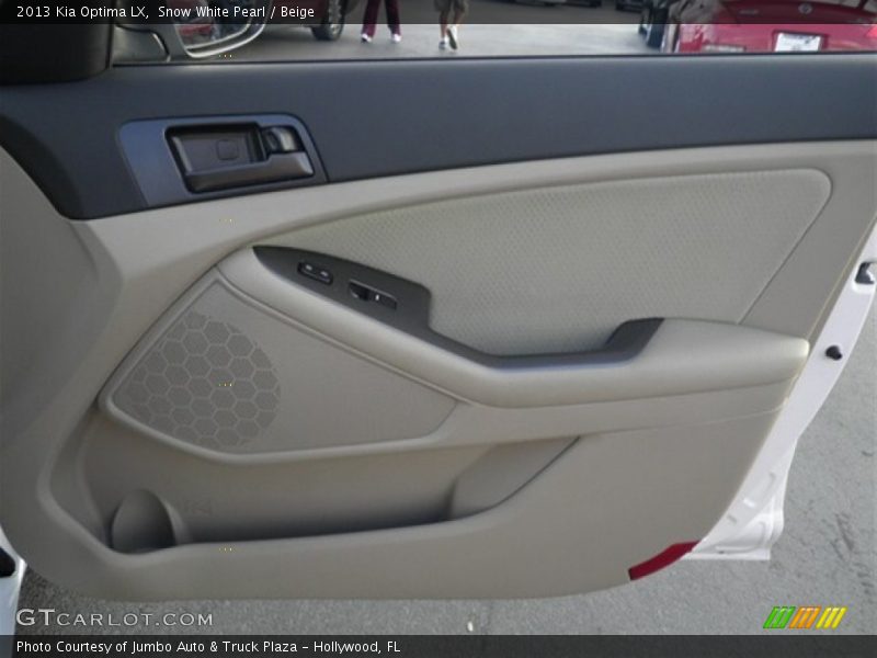 Snow White Pearl / Beige 2013 Kia Optima LX