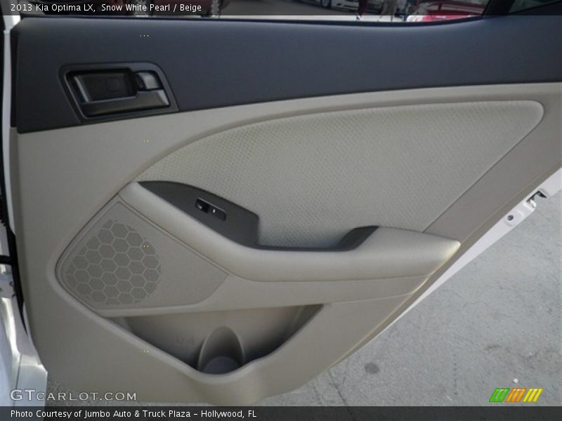 Snow White Pearl / Beige 2013 Kia Optima LX