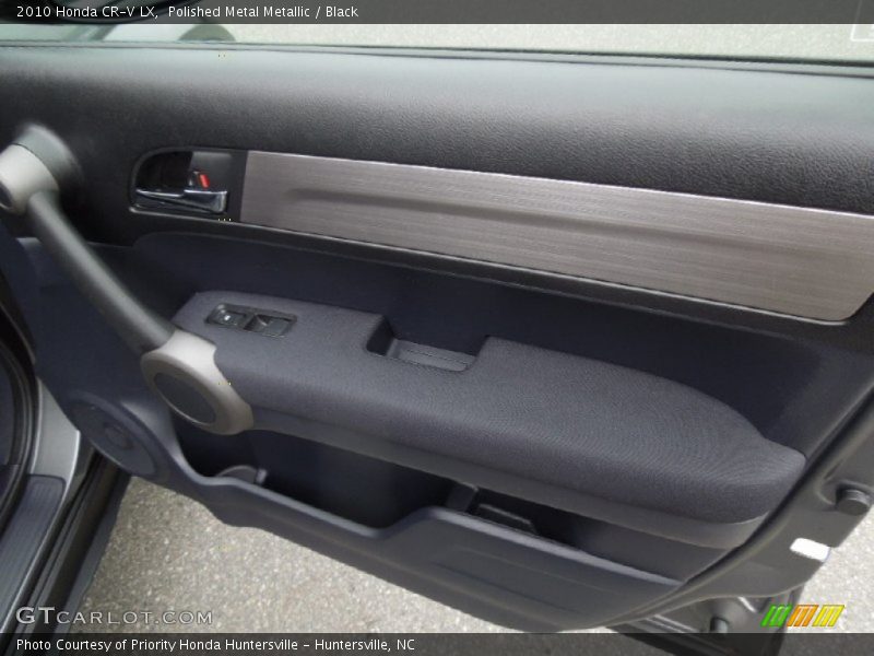 Polished Metal Metallic / Black 2010 Honda CR-V LX