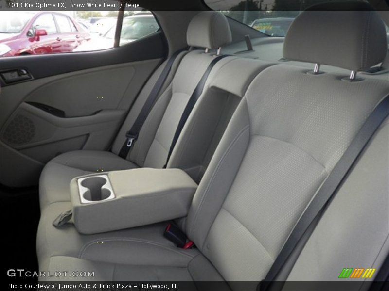 Snow White Pearl / Beige 2013 Kia Optima LX