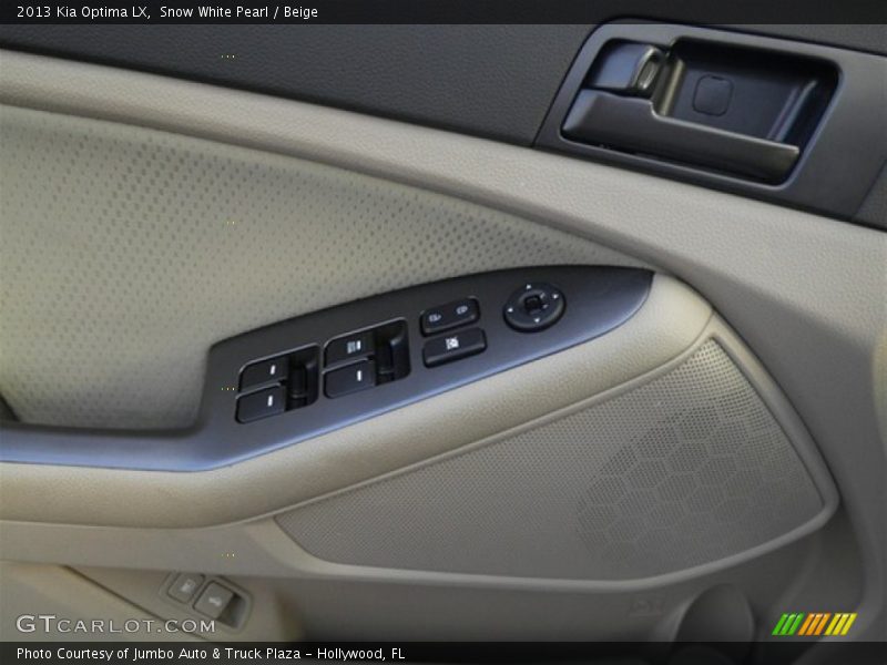 Snow White Pearl / Beige 2013 Kia Optima LX