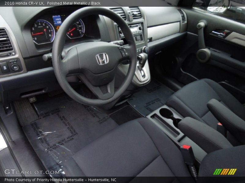 Polished Metal Metallic / Black 2010 Honda CR-V LX