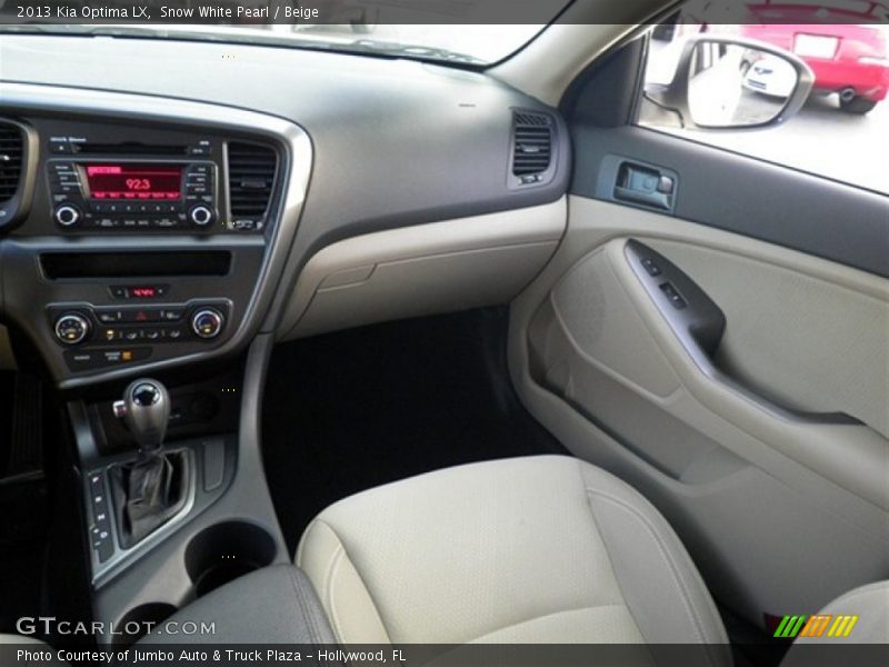 Snow White Pearl / Beige 2013 Kia Optima LX