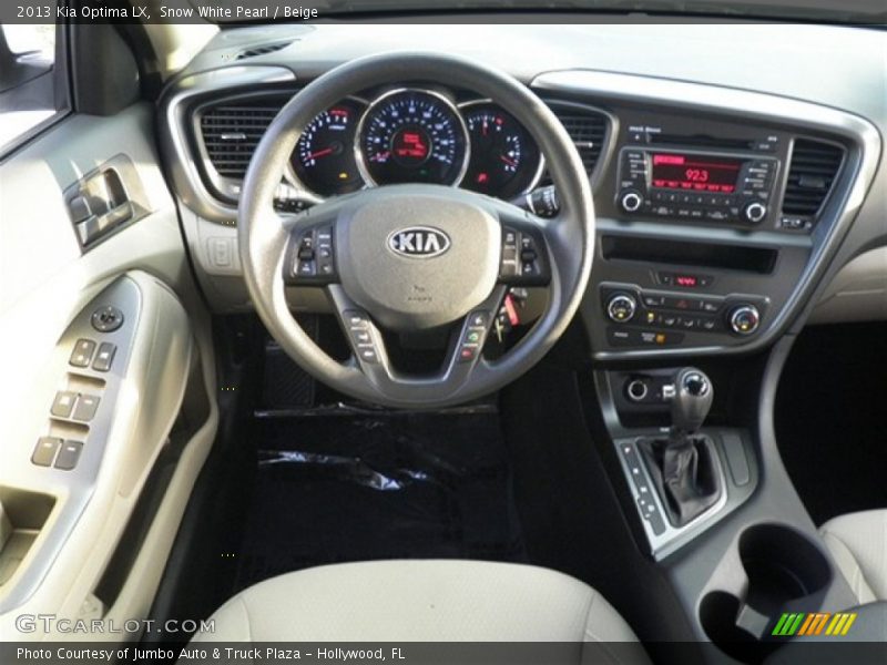 Snow White Pearl / Beige 2013 Kia Optima LX