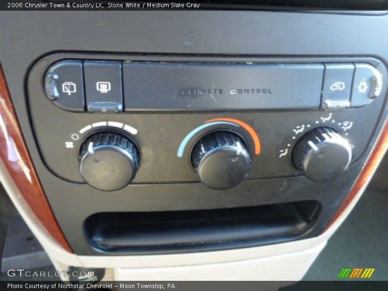 Stone White / Medium Slate Gray 2006 Chrysler Town & Country LX