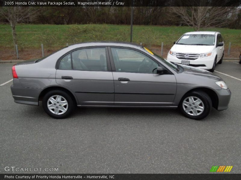 Magnesium Metallic / Gray 2005 Honda Civic Value Package Sedan