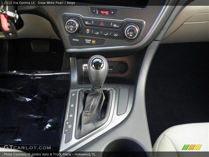 Snow White Pearl / Beige 2013 Kia Optima LX
