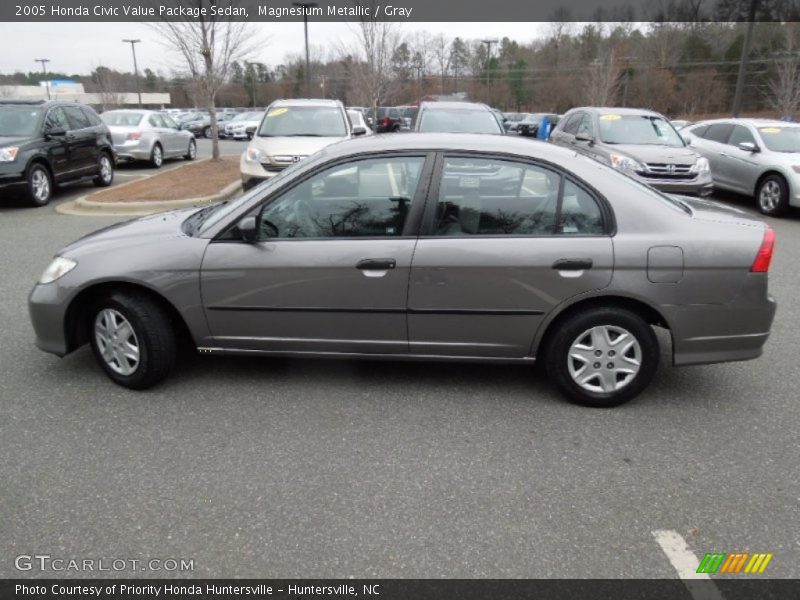 Magnesium Metallic / Gray 2005 Honda Civic Value Package Sedan