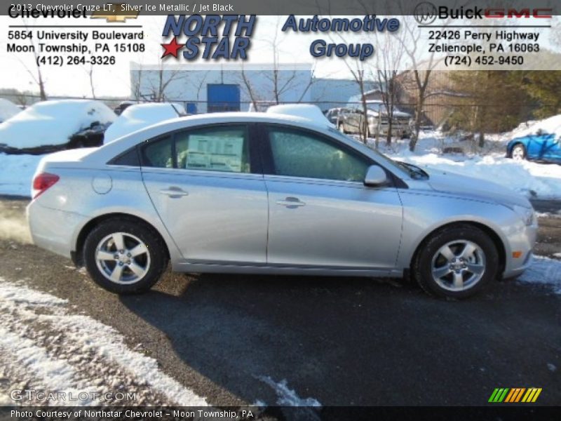 Silver Ice Metallic / Jet Black 2013 Chevrolet Cruze LT