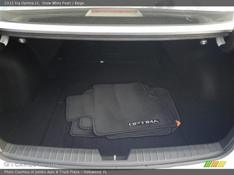 Snow White Pearl / Beige 2013 Kia Optima LX