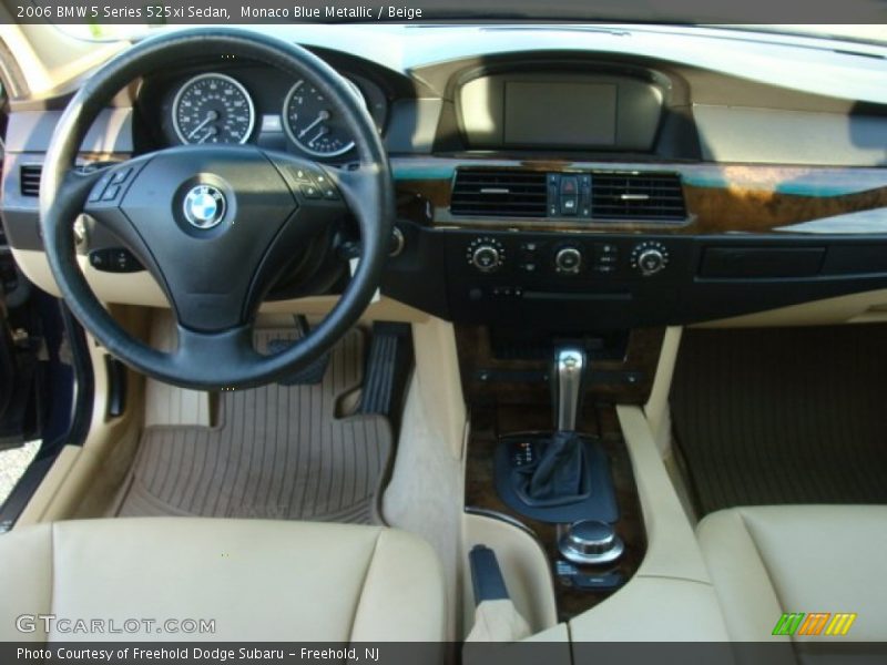 Monaco Blue Metallic / Beige 2006 BMW 5 Series 525xi Sedan