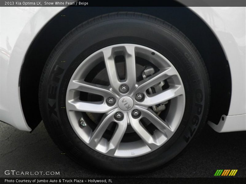Snow White Pearl / Beige 2013 Kia Optima LX