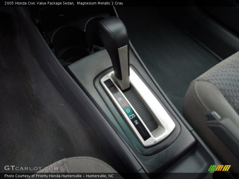 Magnesium Metallic / Gray 2005 Honda Civic Value Package Sedan