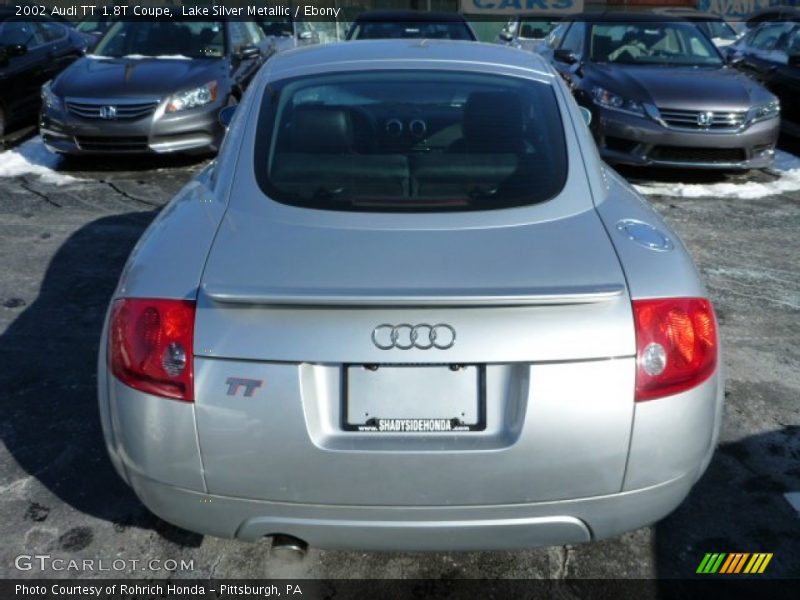 Lake Silver Metallic / Ebony 2002 Audi TT 1.8T Coupe