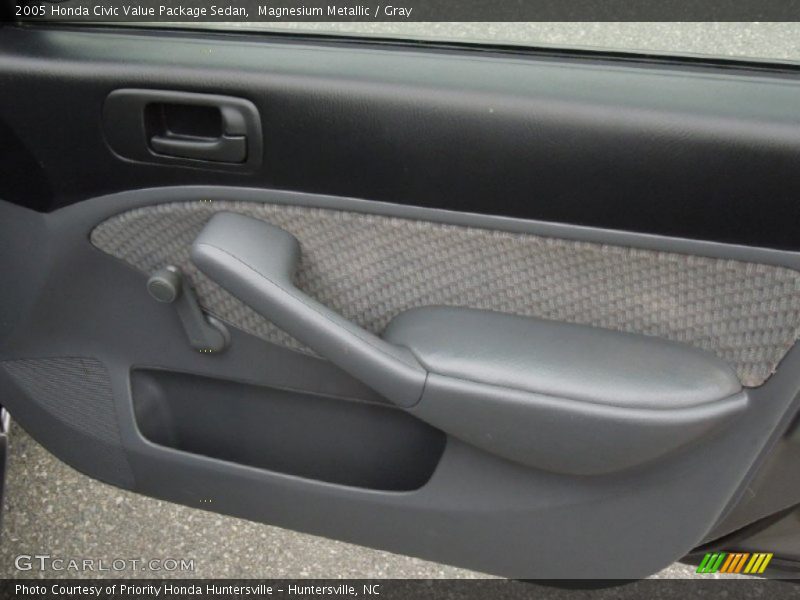 Magnesium Metallic / Gray 2005 Honda Civic Value Package Sedan