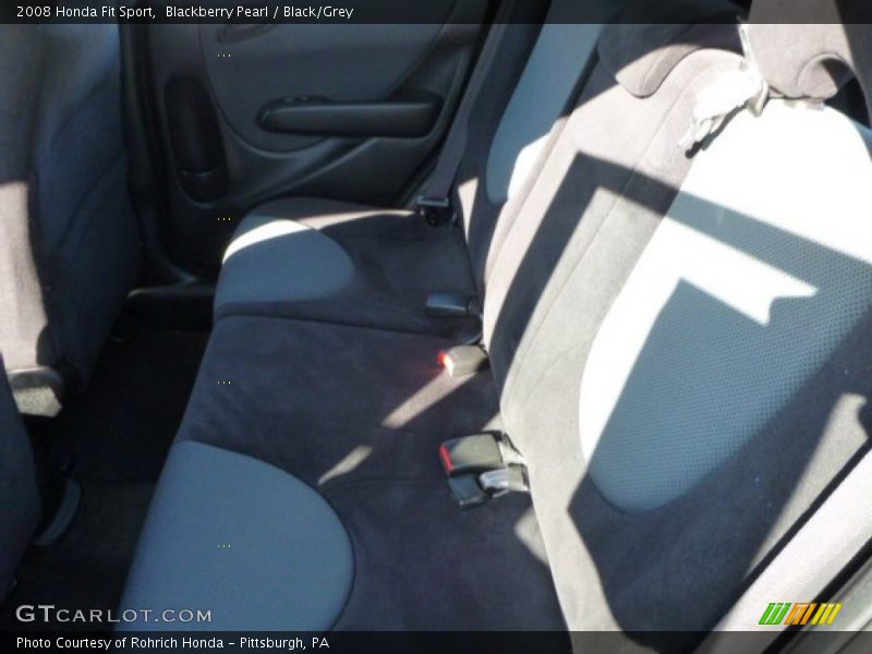 Blackberry Pearl / Black/Grey 2008 Honda Fit Sport