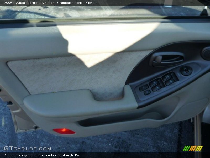 Champagne Beige / Beige 2006 Hyundai Elantra GLS Sedan