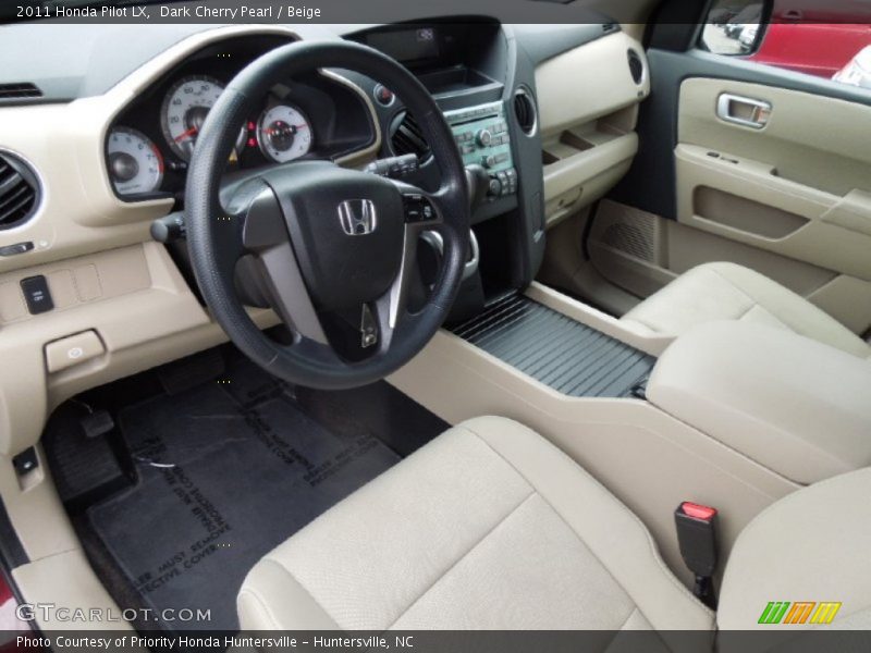 Beige Interior - 2011 Pilot LX 