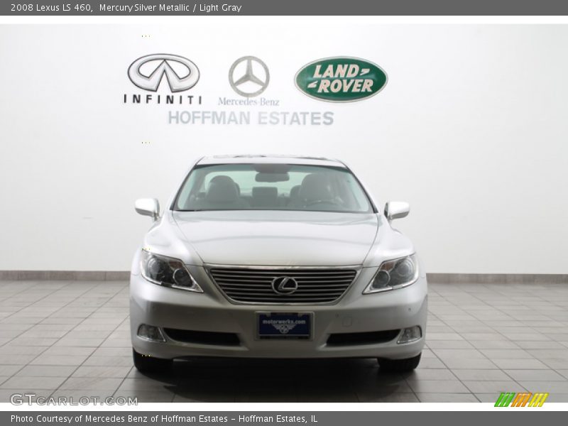 Mercury Silver Metallic / Light Gray 2008 Lexus LS 460