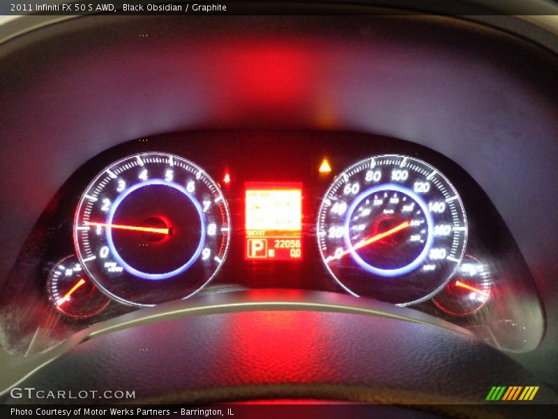 Black Obsidian / Graphite 2011 Infiniti FX 50 S AWD