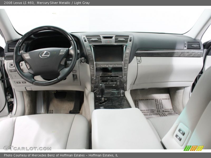 Mercury Silver Metallic / Light Gray 2008 Lexus LS 460