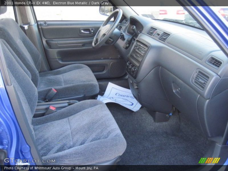 Electron Blue Metallic / Dark Gray 2001 Honda CR-V EX 4WD