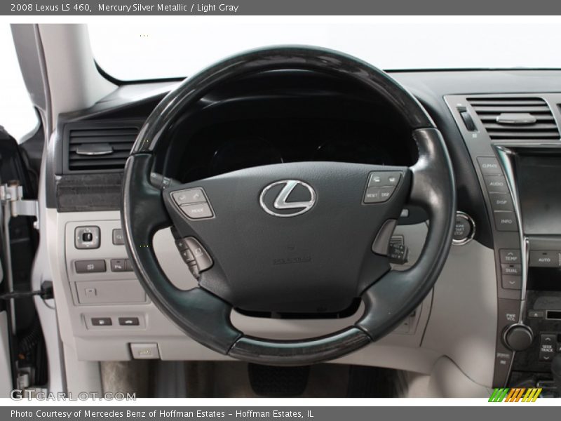 Mercury Silver Metallic / Light Gray 2008 Lexus LS 460