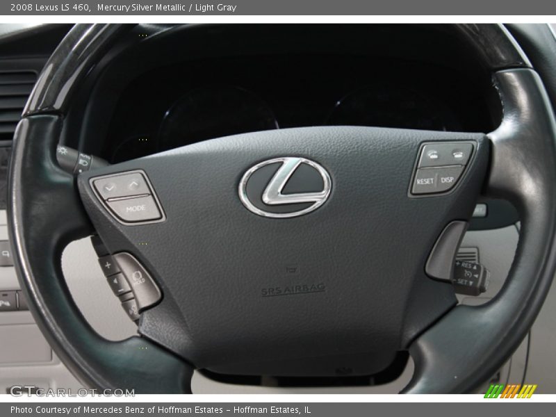 Mercury Silver Metallic / Light Gray 2008 Lexus LS 460
