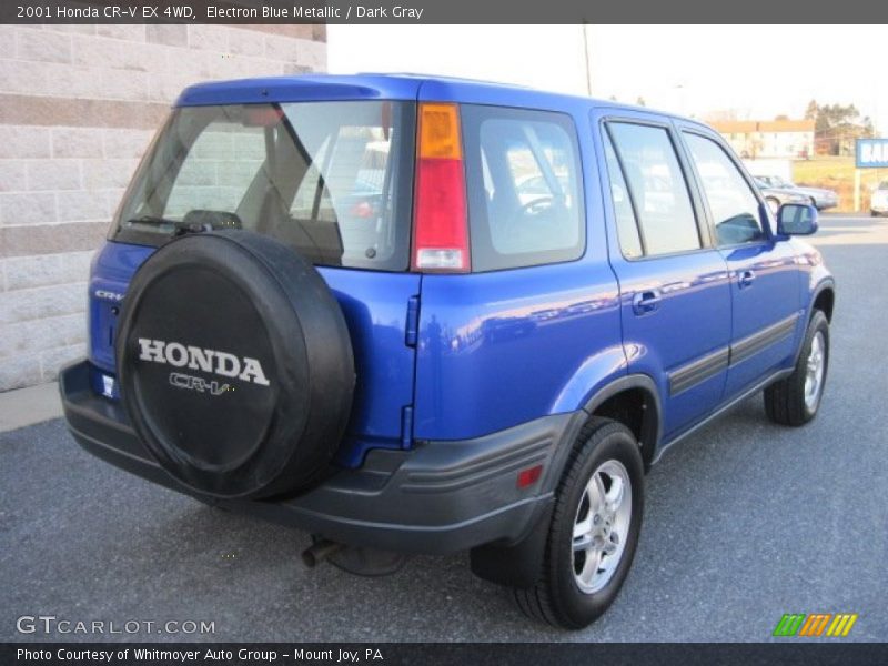 Electron Blue Metallic / Dark Gray 2001 Honda CR-V EX 4WD