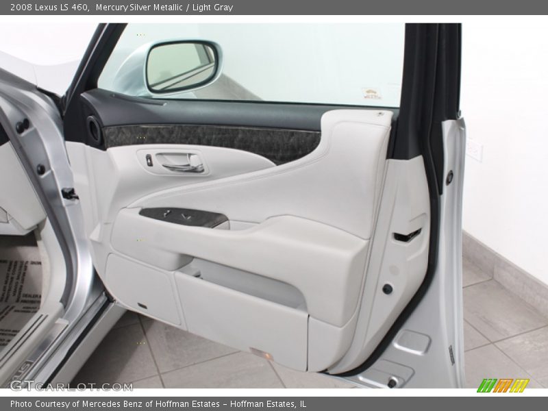 Mercury Silver Metallic / Light Gray 2008 Lexus LS 460