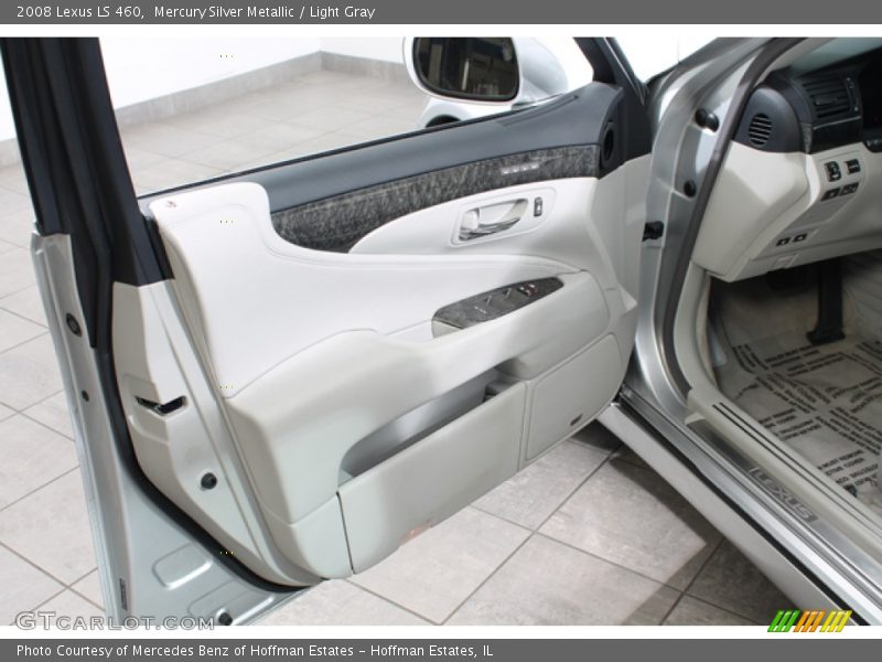 Mercury Silver Metallic / Light Gray 2008 Lexus LS 460