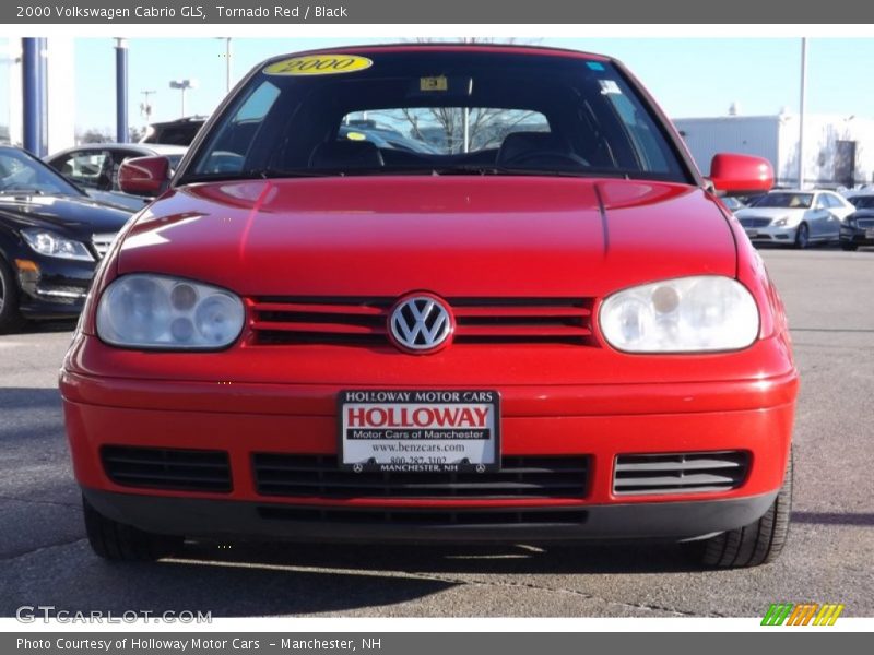 Tornado Red / Black 2000 Volkswagen Cabrio GLS