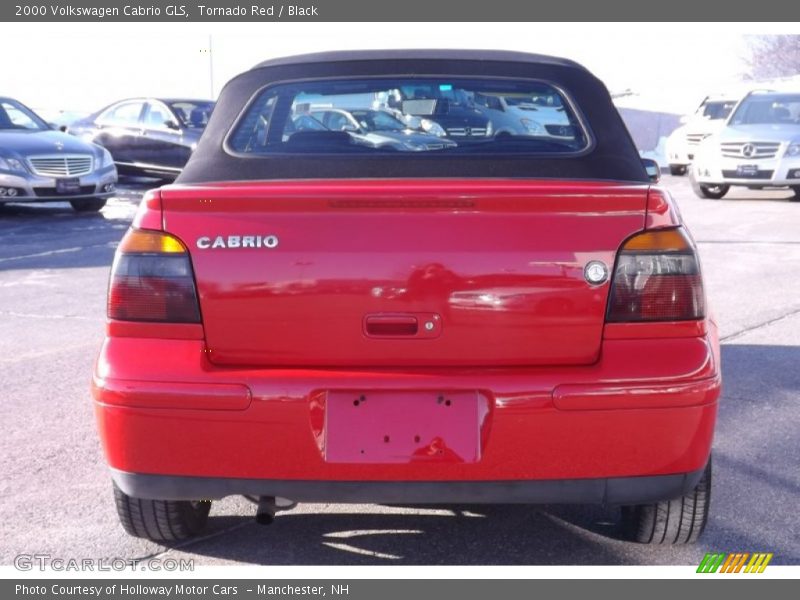 Tornado Red / Black 2000 Volkswagen Cabrio GLS