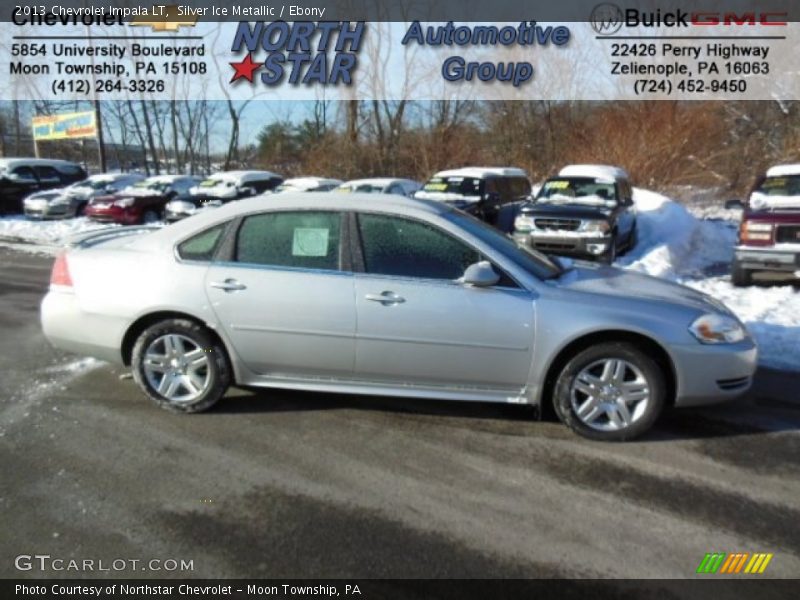 Silver Ice Metallic / Ebony 2013 Chevrolet Impala LT