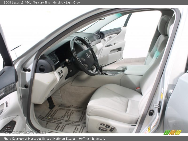 Mercury Silver Metallic / Light Gray 2008 Lexus LS 460
