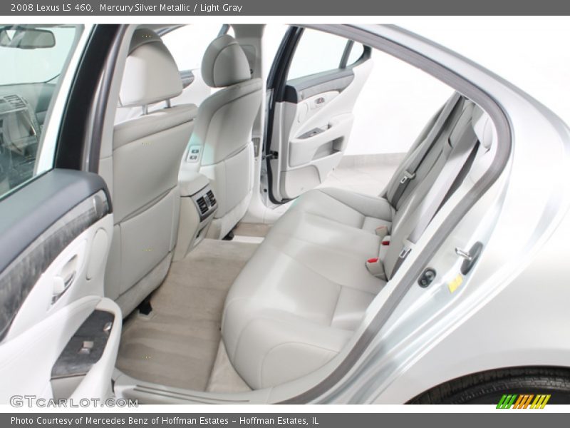 Mercury Silver Metallic / Light Gray 2008 Lexus LS 460